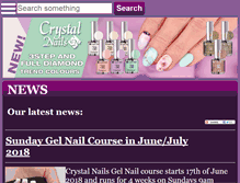 Tablet Screenshot of crystalnailsireland.com